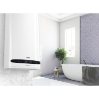 Водонагрівач електр. TESY Bellislimo Cloud плаский GCR 802722 E31 ECW Wi-Fi, 80л, 2,2кВт, ун. монтаж, електр. кер-ння, B, білий