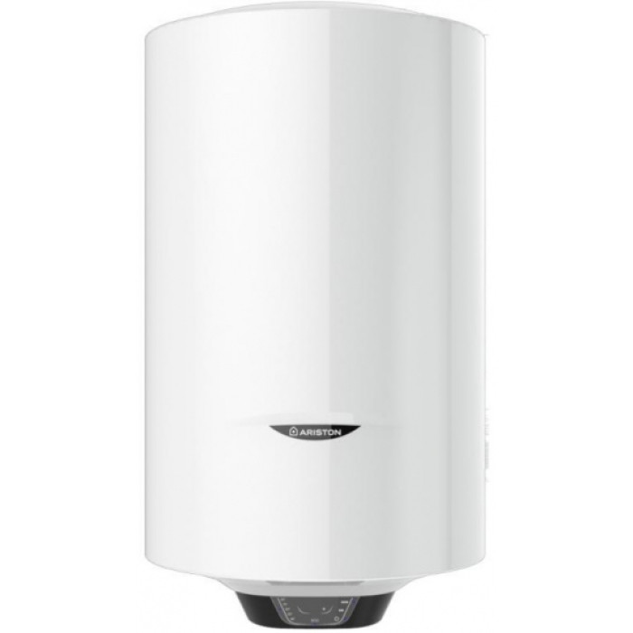 Водонагрівач електр. Ariston круглий PRO1 ECO 100 V 1,8K PL DRY, 100л, 1,8кВт, сухий тен, ел. кер-ння, B, Італія, білий