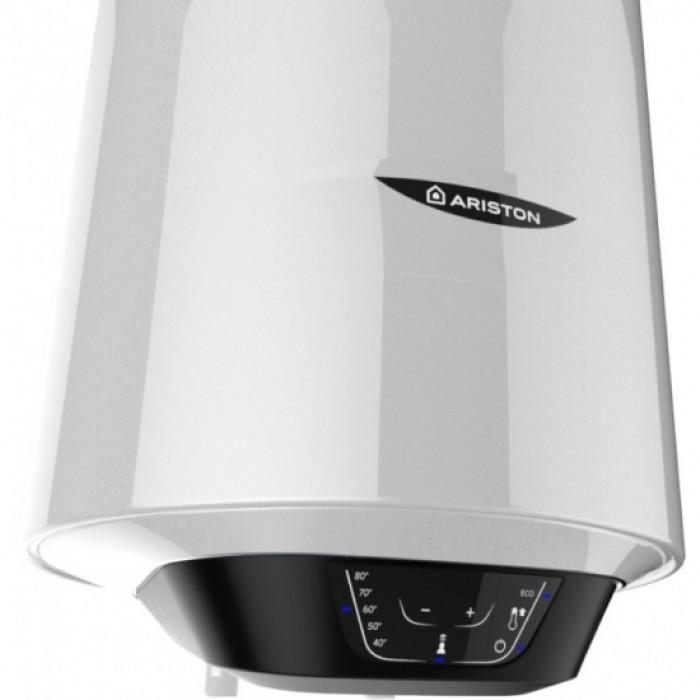 Ariston Водонагреватель электр. круглый слим PRO1 ECO 50 V SLIM 1.8K PL EU, 50л, 1,8кВт, эл. управление, B, белый
