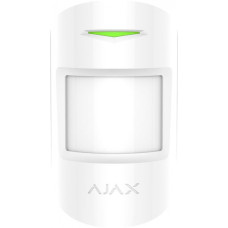 Ajax Датчик руху MotionProtect Plus, Jeweler, Бездротовий, білий