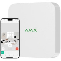 Ajax Мережевий відеореєстратор NVR, 8 каналів, jeweller, білий