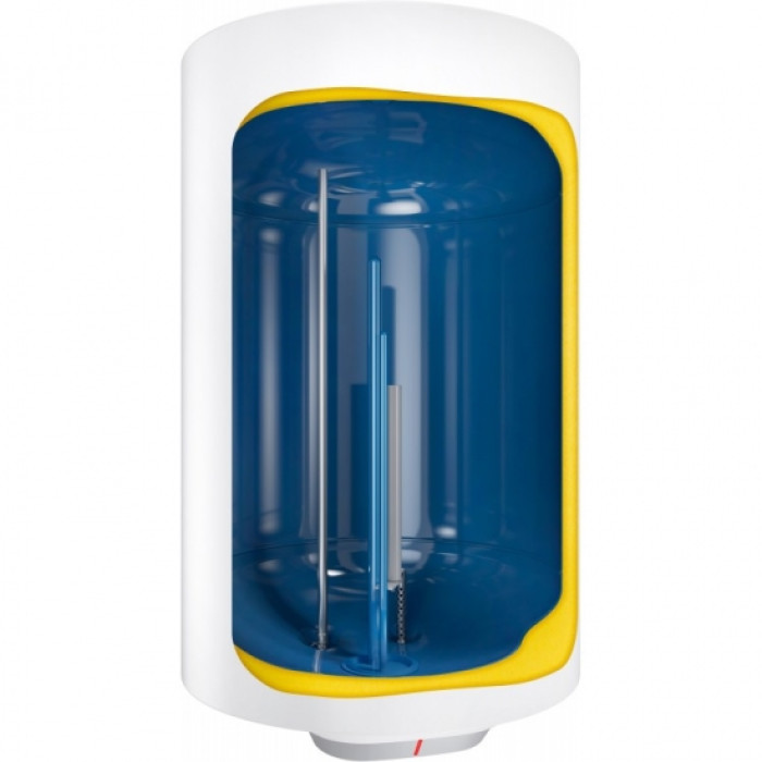 Водонагрівач електр. Ariston круглий BLU1 R PL DRY, 80л, 1,5кВт, сухий тен, мех. кер-ння, C, Італія, білий