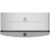 Ariston Водонагрівач електр. плаский слім VELIS TECH 50 EU, 50л, 2*1,5кВт, ун. монтаж, електр. кер-ння, B, Італія, Сірий