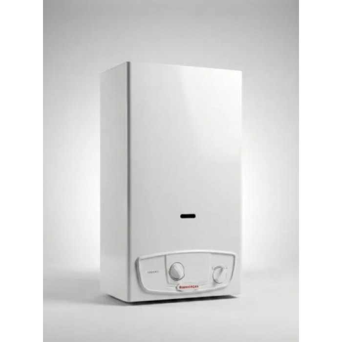 Газова колонка Immergas JULIUS ECO 11 11л/хв 19.3 кВт Low NOx розпалювання від батарейок білий